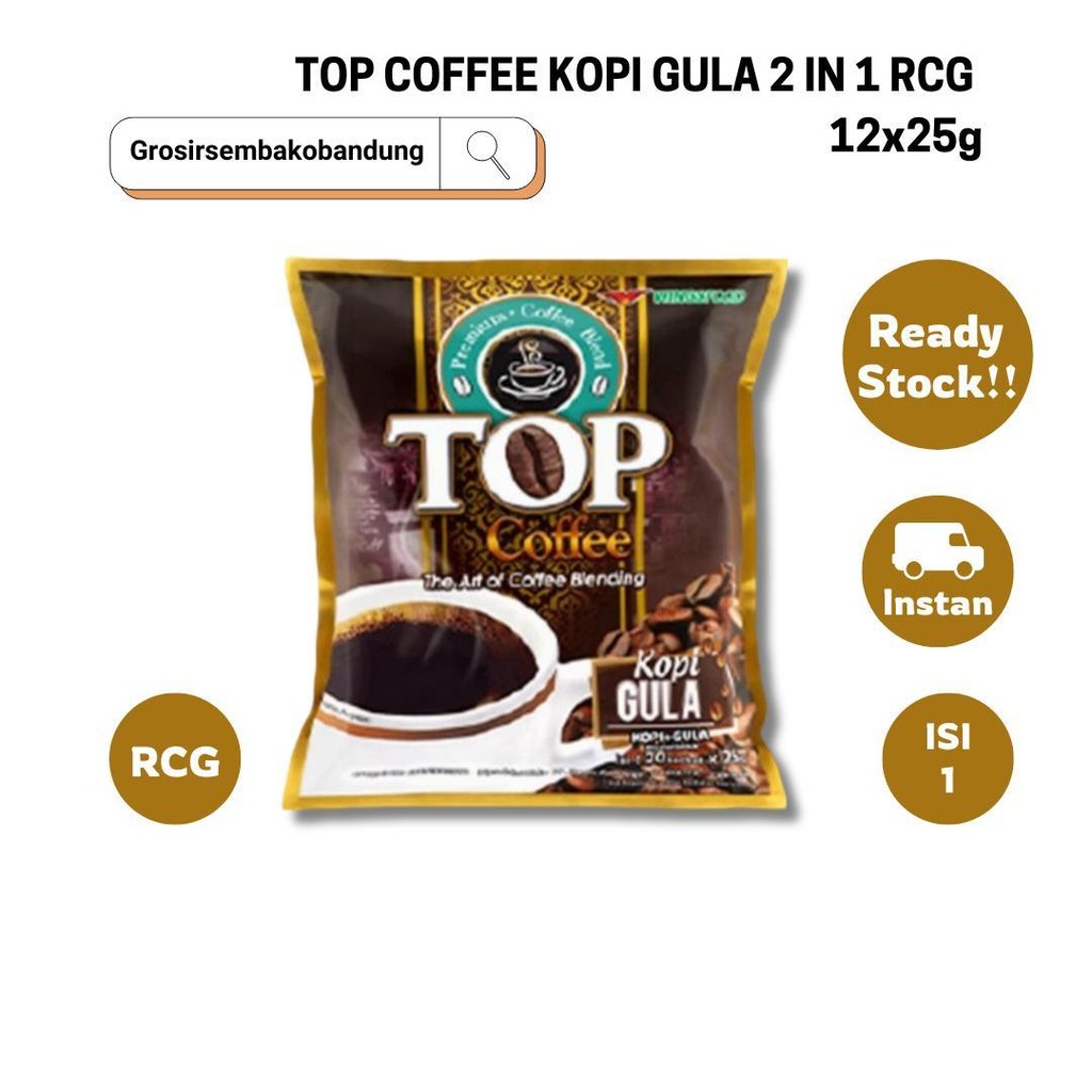 

TOP COFFEE KOPI GULA 2 IN 1 RCG 12x25g - 1 Rcg - Kota Bandung