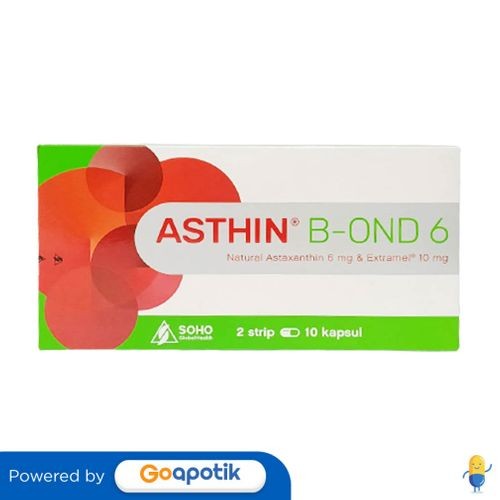Asthin B-Ond 6 Box 20 Kapsul