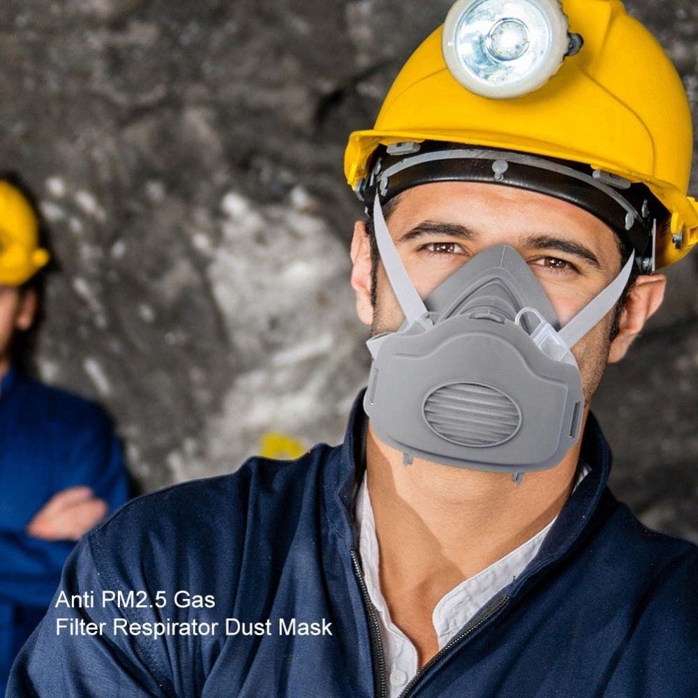 Masker untuk pekerja tambang - Masker pelindung debu dan asap - Masker safety industri berat - Maske