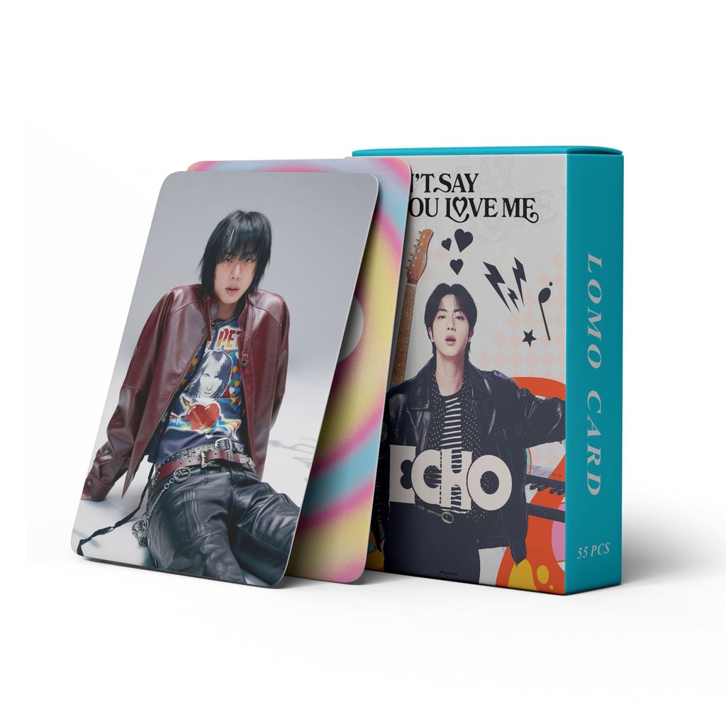 

In Stock Korean Group BT JIN ECHO Fans Collection Card LOMO Card Idol Collectible Cards Postcard Photo Card Gift