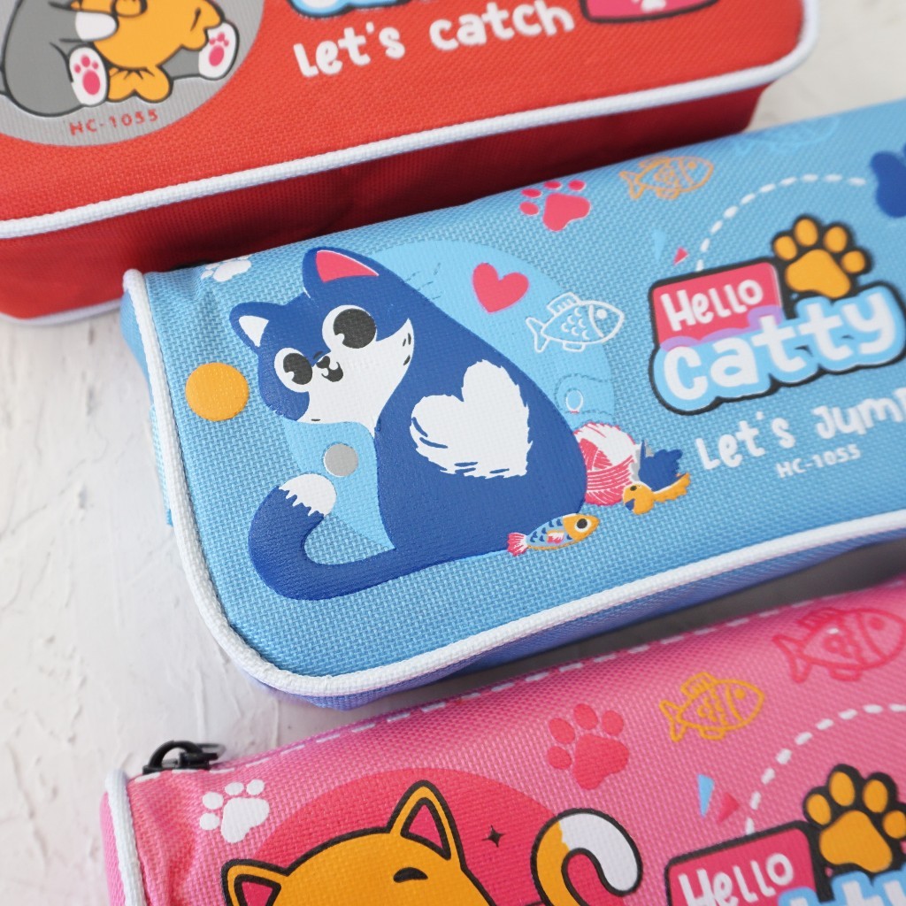 

TEMPAT PENSIL LUCU / KOTAK PENSIL RESLETING / PENCIL CASE ANAK