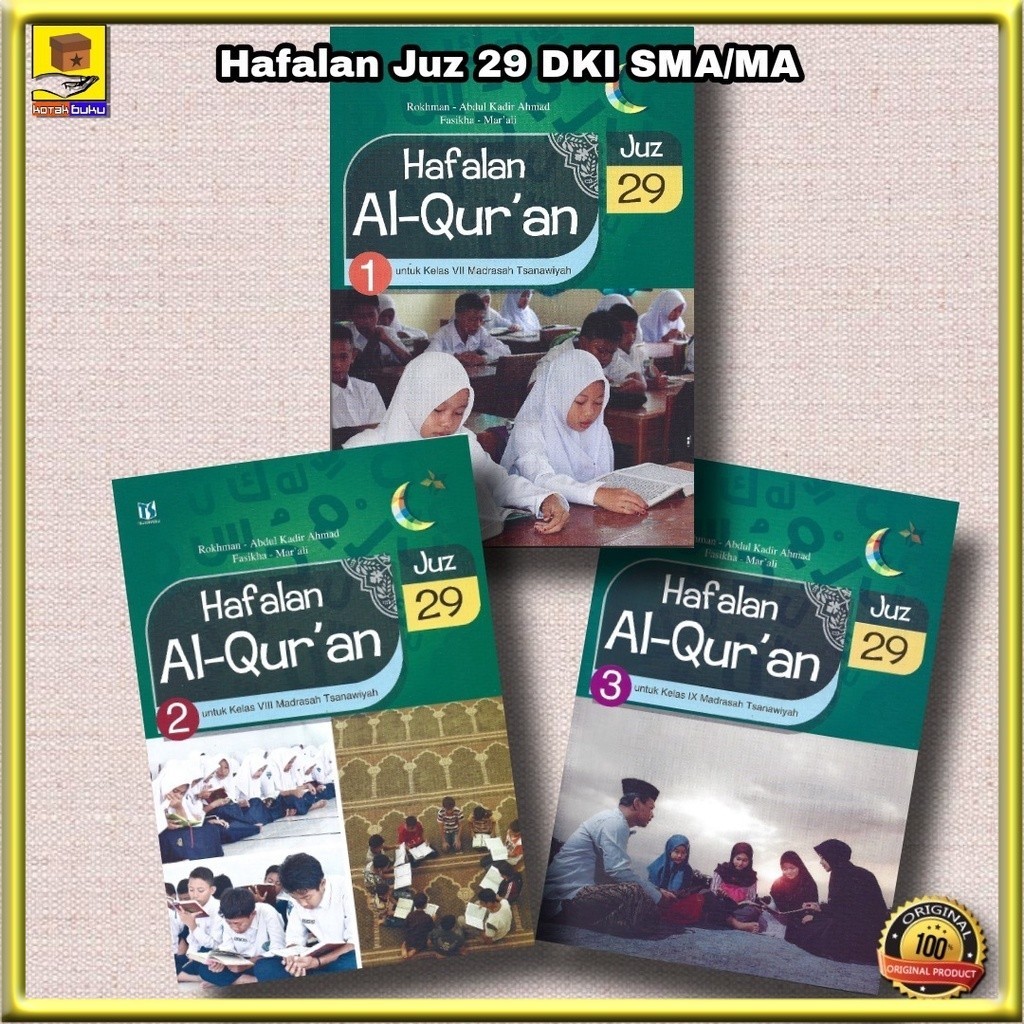 Buku Hafalan Alquran Juz 29 DKI Kelas 7 8 9  MTS / Hafalan Juz 29 MTS