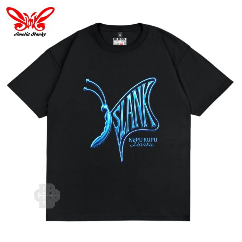 Kaos Slank Kupu Liarku Chrome 3d Metal Look Eksklusif - Kaos Slank Original Potlot - Kaos Distro Sla