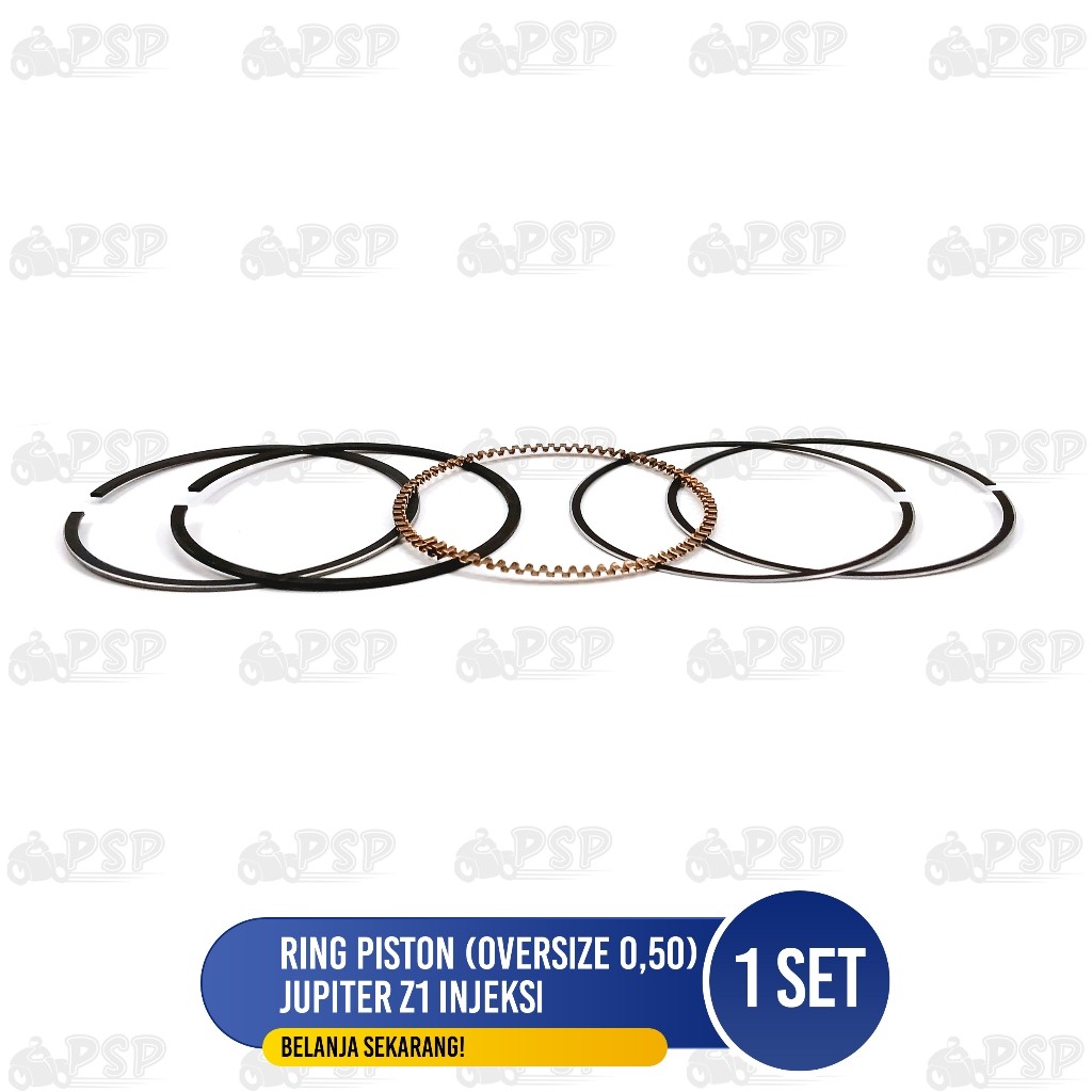 Ring Piston Jupiter Z1 (Oversize 0.50) - Cincin Seker Seher Diameter 0,50 Jupiter Z1 Robot Vega ZR