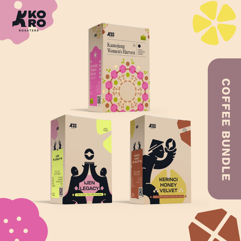 

KORO ROASTERS Discovery Bundle 3 Metode Proses - Biji Kopi Arabika Specialty Single Origin