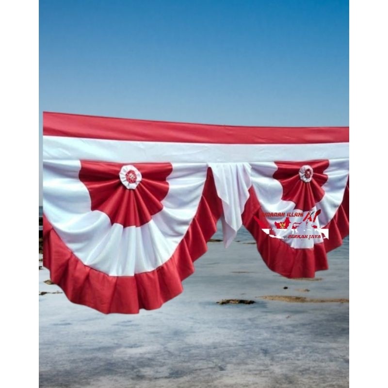Promo Turun Harga bendera kantor tenda rumbai tenda merah putih