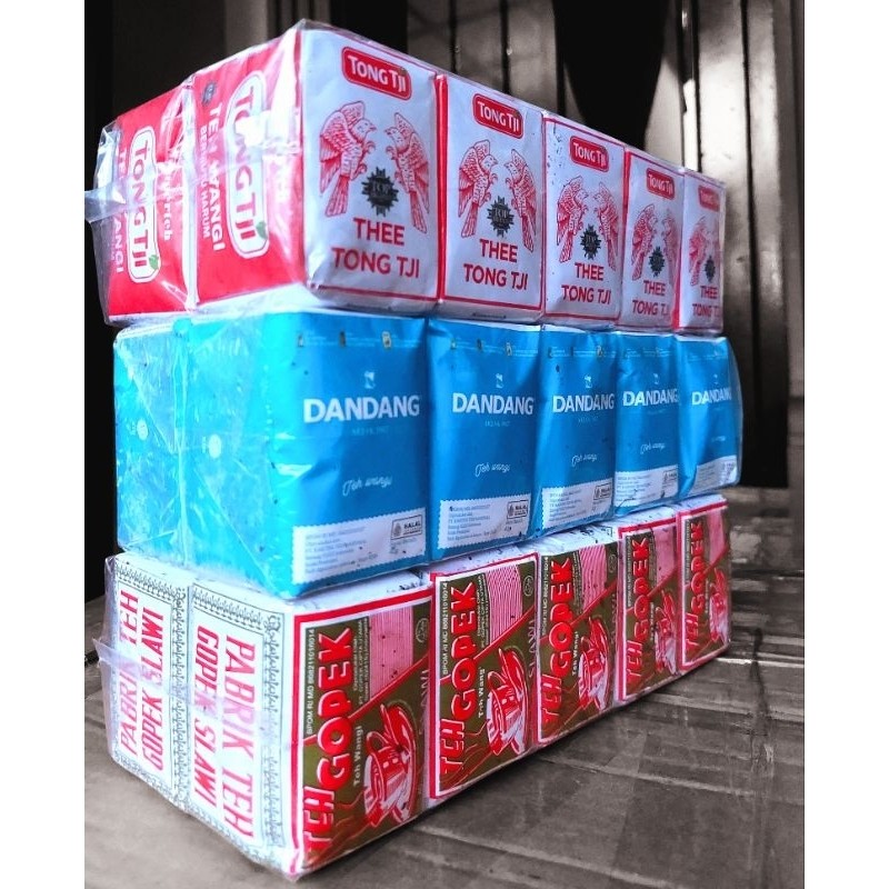 

New racikan teh. dandang biru/ gopek / tj super 40gr ( PERSLOP )Premium