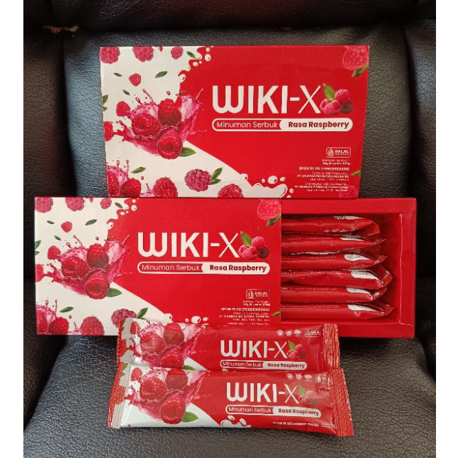 

WIKI X Minuman Serbuk Rasa Raspberry I Gingseng I Stamina by Wikinara Dr Oky