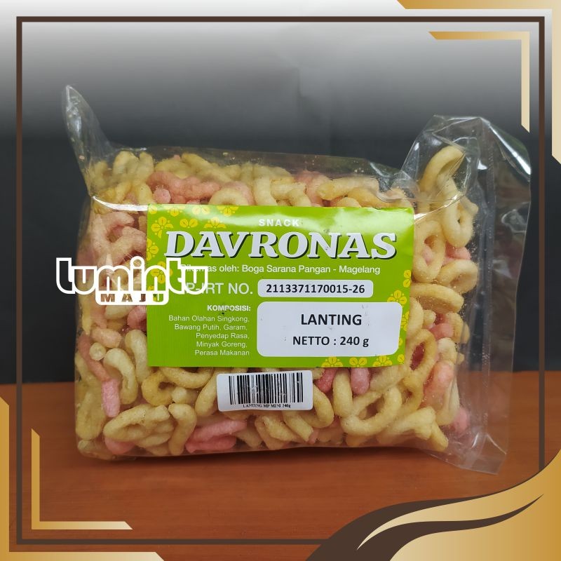 

LANTING KELANTING KLANTING MERAH PUTIH 240GR DAVRONAS / camilan, SNACK dan oleh-oleh khas Magelang