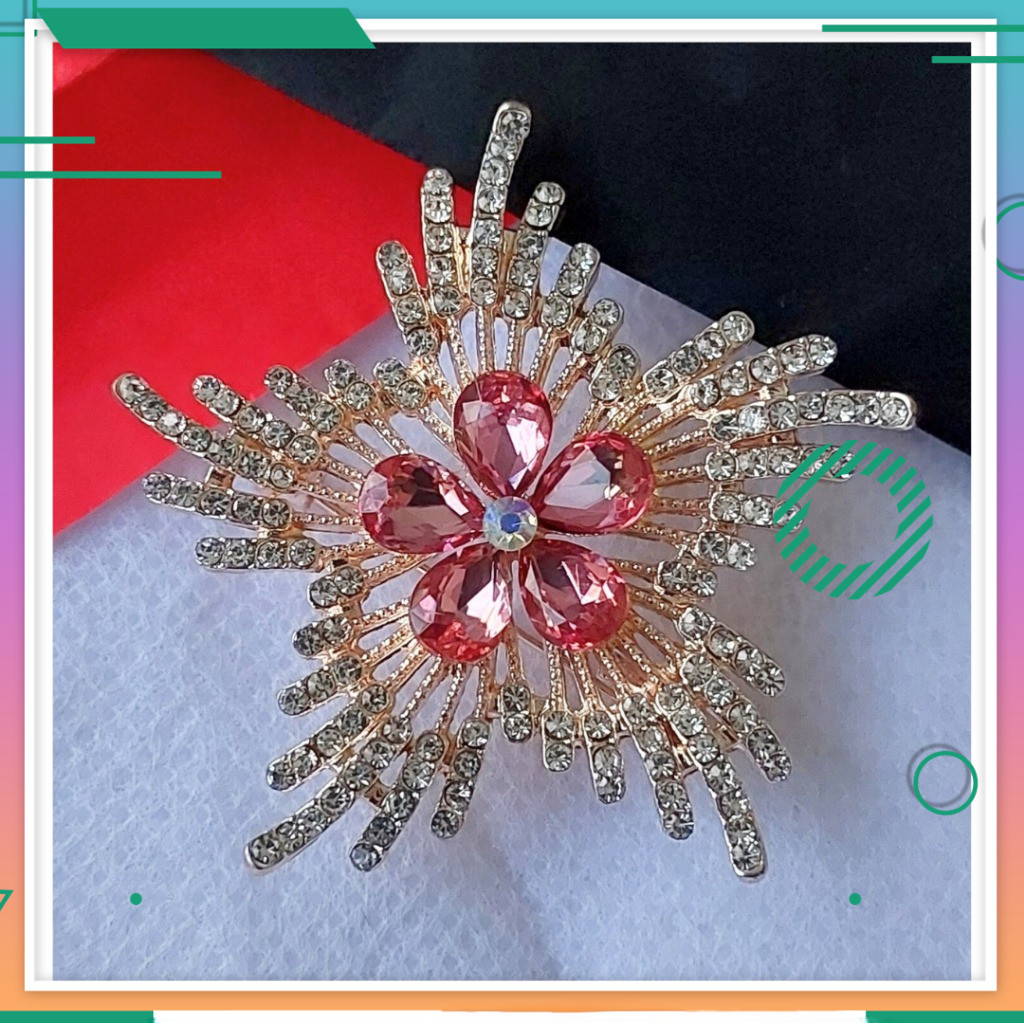 Bros Jilbab Mewah - Pin Kerudung Bergaya Korea Premium