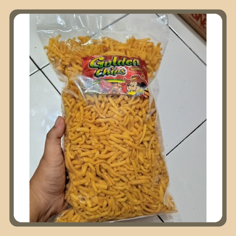 

Golden chip Snack jadul Potato Chip jumbo 950gram