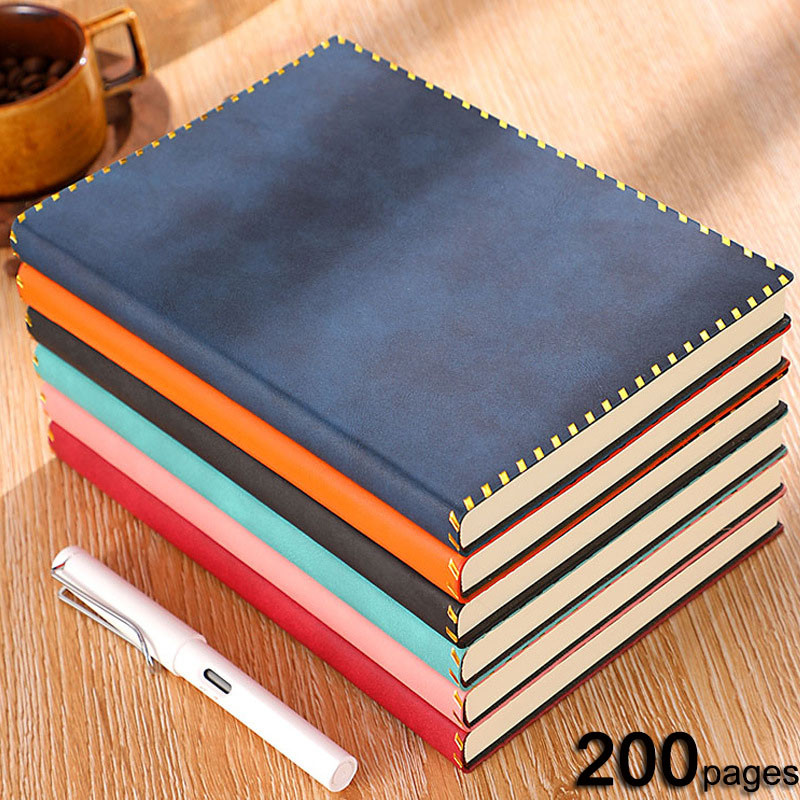 

A5 Notebook 200 Pages Writing Note Notepad Agenda Kawaii Writing Paper For Students Sool Office Educational Notebook Supplies