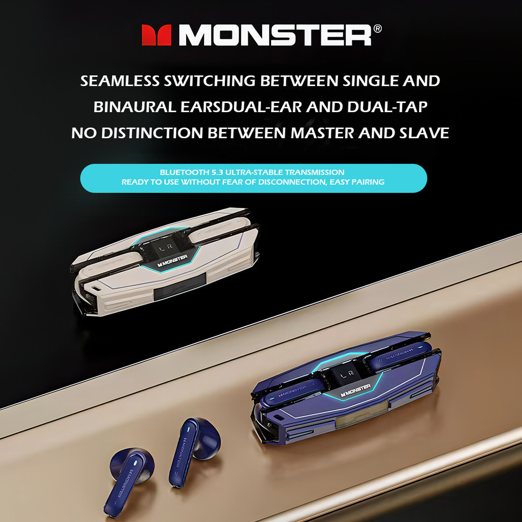 Monster Next Gen XKT08 Pro Wireless Bluetooth Earphone TWS