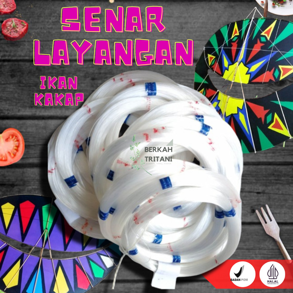 SENAR LAYANGAN IKAN KAKAP UKURAN 100- 2000  BERKUALITAS