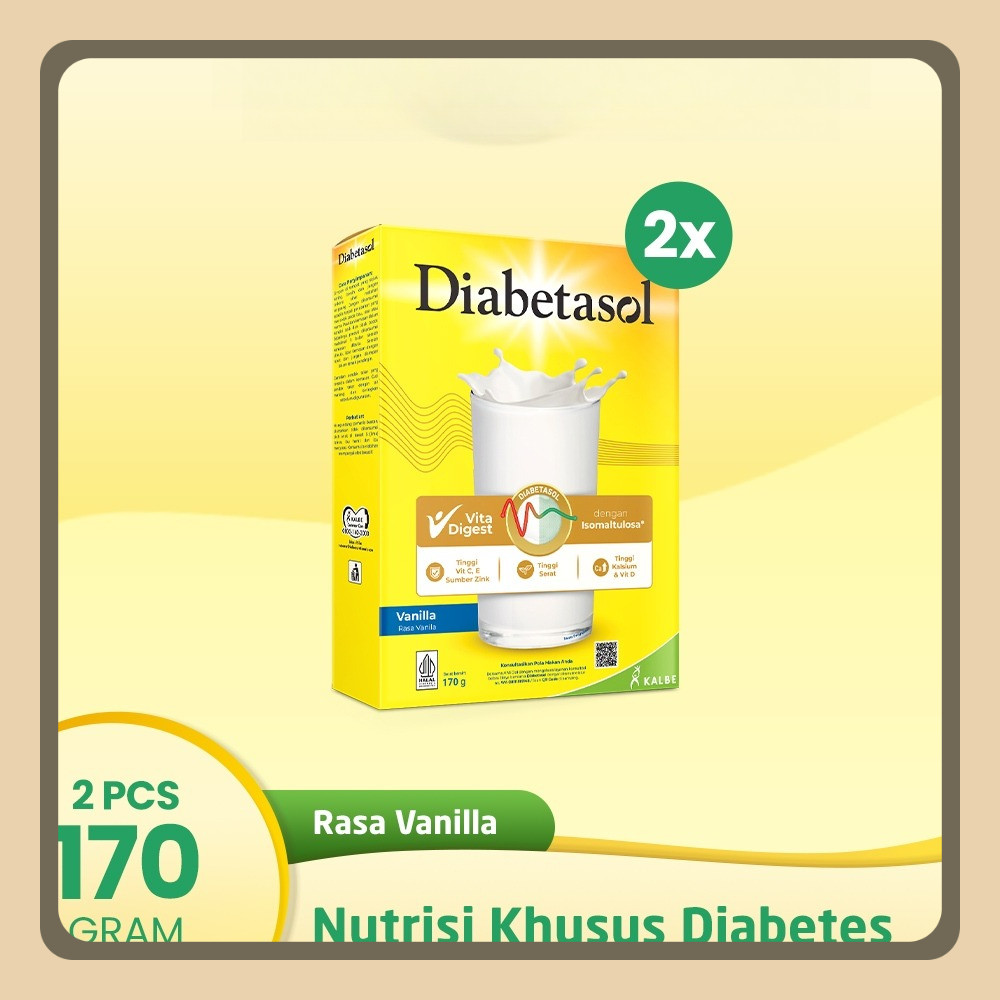

Diabetasol Vanilla 170g - 2 Pcs