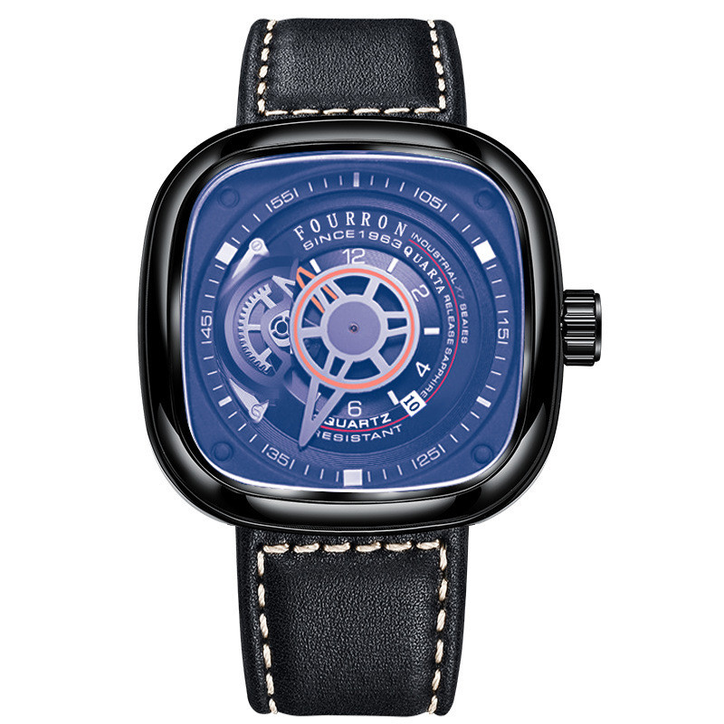 

Jam Tangan Pria Merek dengan Kalender Dial Besar Personalisasi Tahan Air Desain Skeleton