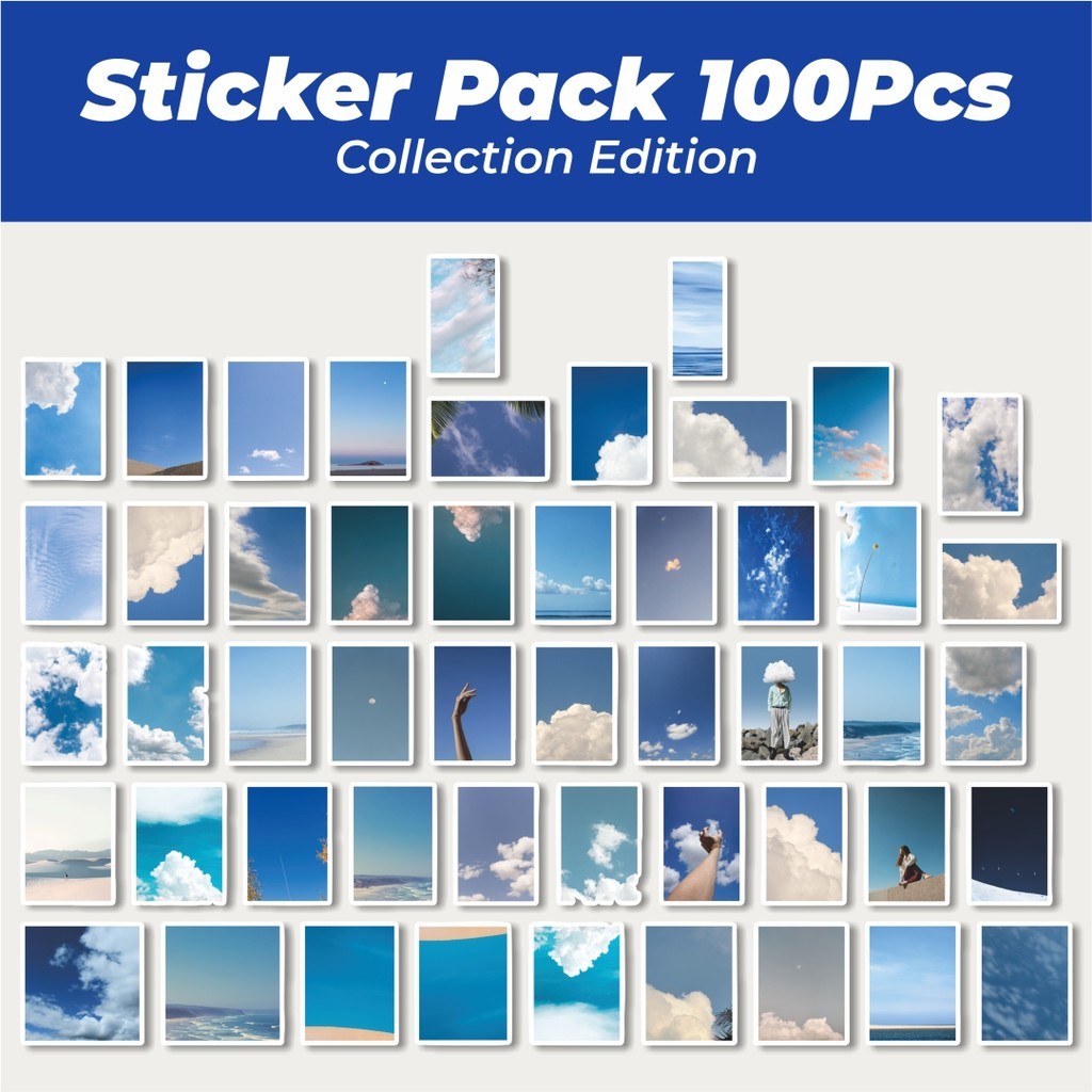 

Hot Sticker INS Biru Langit Berbintang Sticker Lucu Anti Air Stikers Berperekat Waterproof Sticker Decal Buat Motor Helm Buku Journal Koper Casing HP Laptop Botol Minum