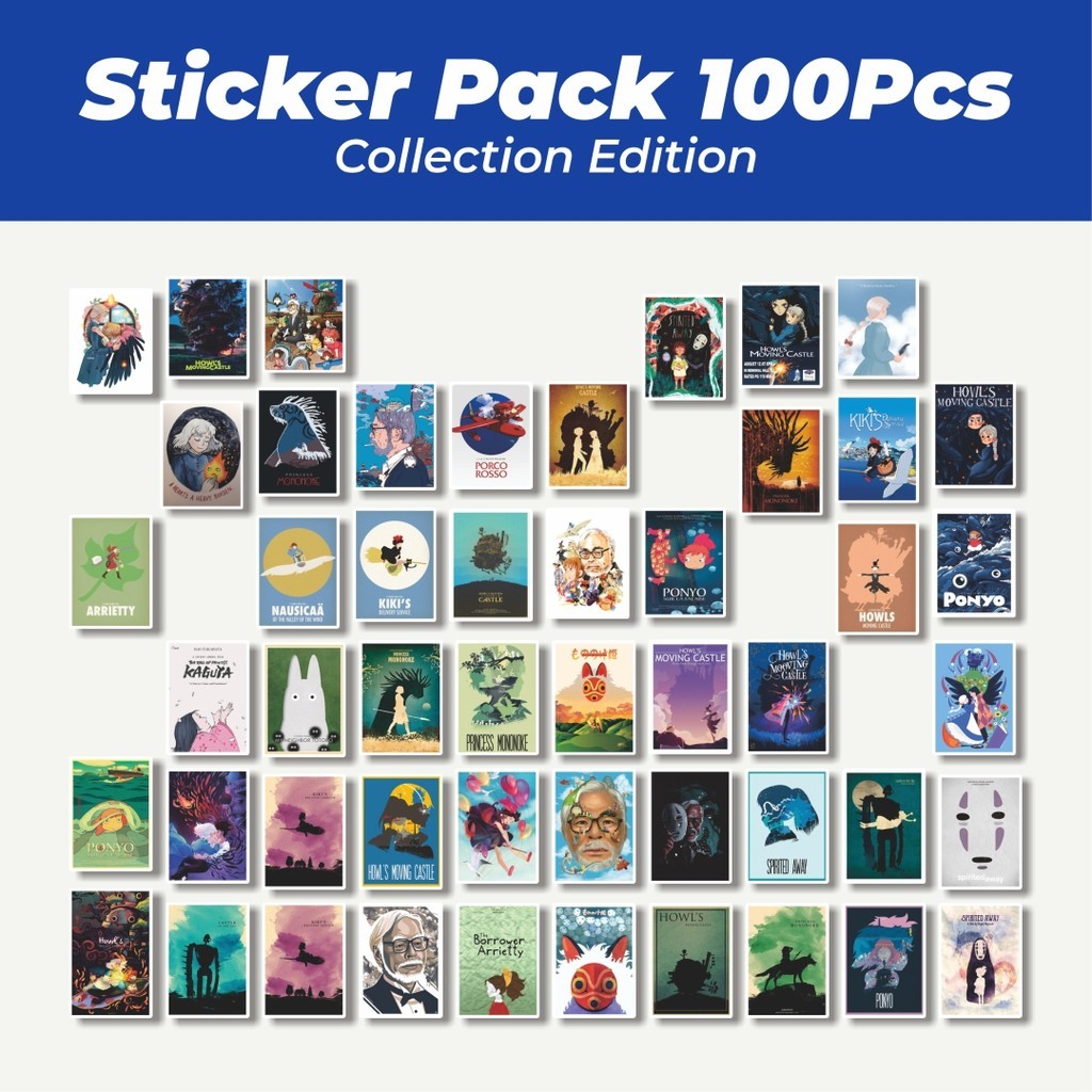 

Hot Stiker Poster Mozaik Lucu Anti Air Stikers Berperekat Waterproof Sticker Decal Buat Motor Helm Buku Journal Koper Casing HP Laptop Botol Minum