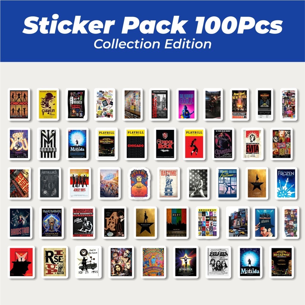 

Hot Stiker Poster Band Musical Lucu Anti Air Stikers Berperekat Waterproof Sticker Decal Buat Motor Helm Buku Journal Koper Casing HP Laptop Botol Minum