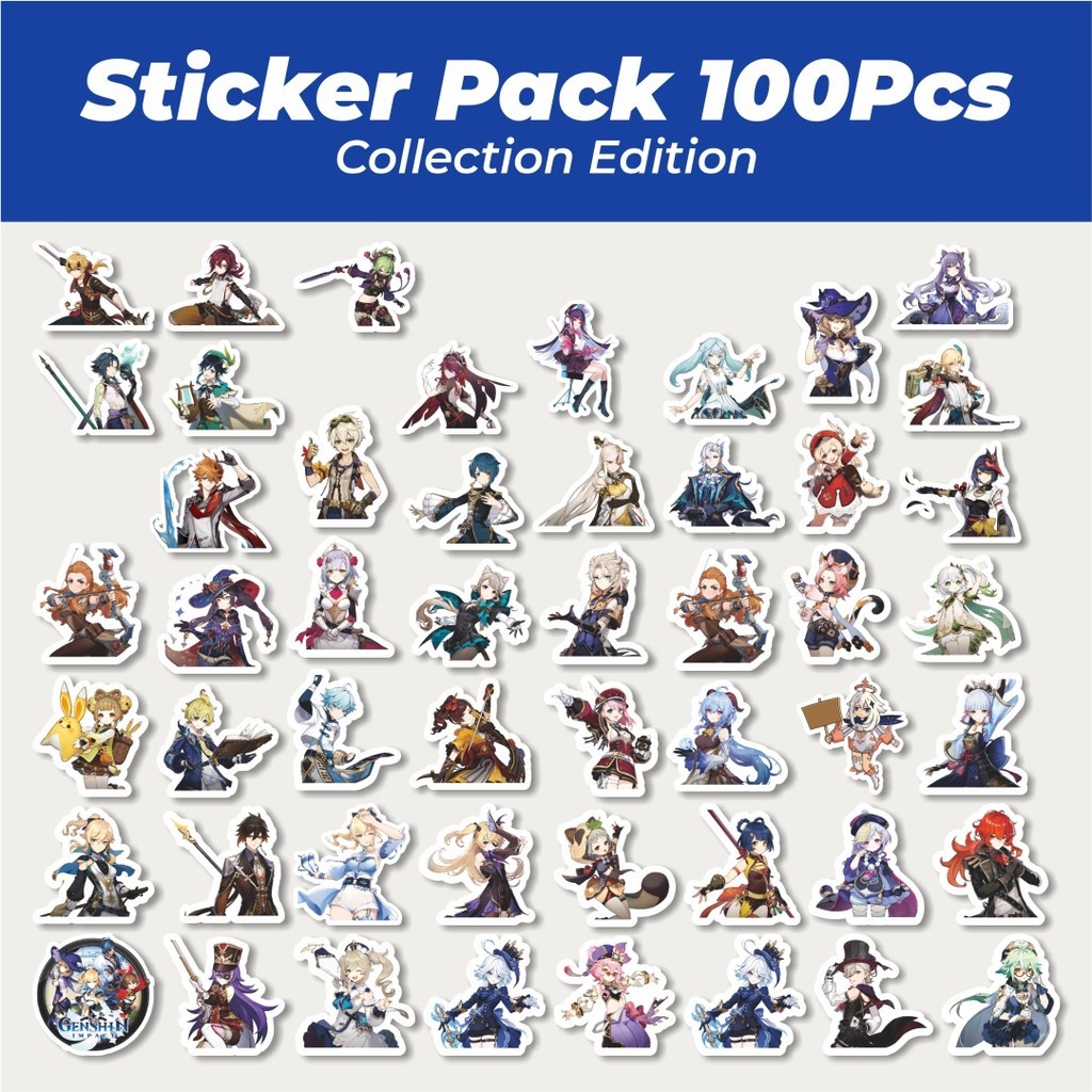 

Hot Stiker Anime Full Genshin Impact Versi 2 Lucu Anti Air Stikers Berperekat Waterproof Sticker Decal Buat Motor Helm Buku Journal Koper Casing HP Laptop Botol Minum