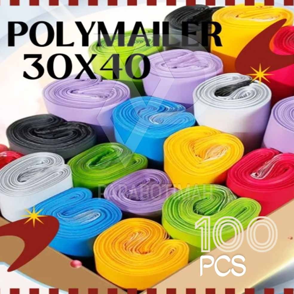 

Polymailer plastik packing EKONOMIS & PREMIUM 30x40 isi +- 100 lbr murah ready stock Bandung