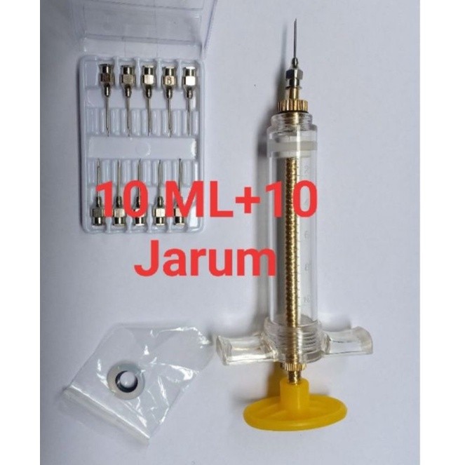 Suntikan ayam kambing sapi domba 10ml spoit spuit bukan suntikan otomatis socorex medion alat vaksin