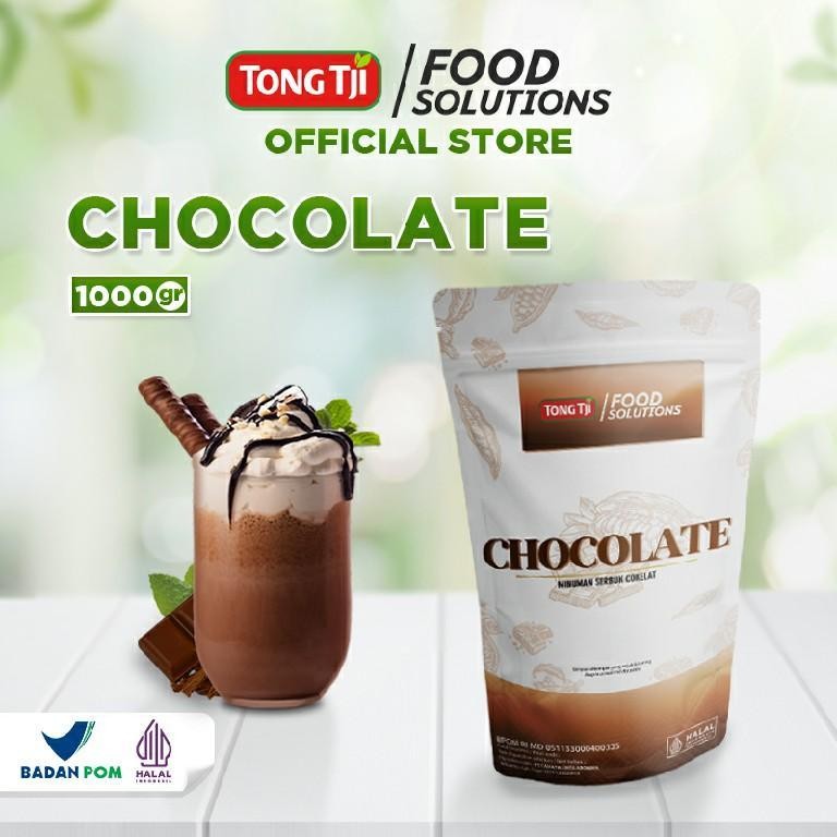 

Tong Tji Food Solutions Chocolate 1000g - Powder Drink (Minuman Serbuk Instan Untuk Kebutuhan Usaha Minuman)