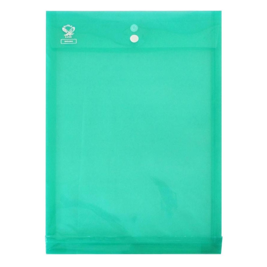

Map Kancing Plastik / Eagle Data Bag Vertikal E 215 V 1pack isi 6pcs - Hijau mbs