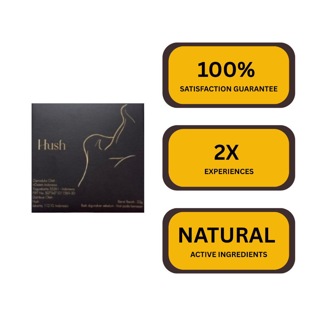 

Hush Manis Hush chocolate 35% Chocolate for couple 32 gram
