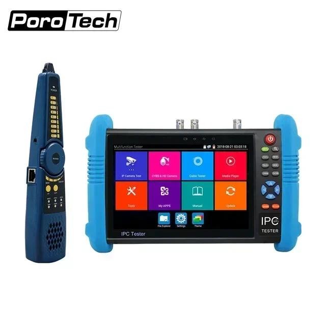 IPC9800MOVTADHS IP camera tester 7 in  IPS Tou  Screen AHD CVI TVI in cctv tester with conventional 