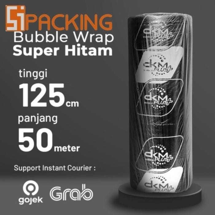 

BUBBLE WRAP DKM+ PREMIUM (PLASTIK BUBLE) 125cm x 50m HIJAU BENING - HITAM., 125CM X 50M [terlaris]