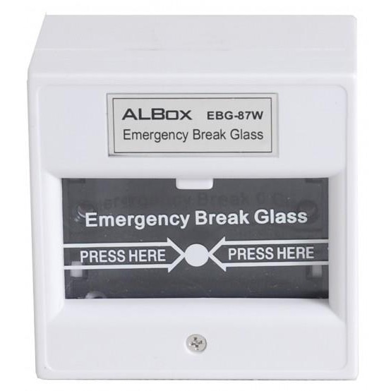 

Emergency Break Glass (Manual Call Point) - Albox EBG-87 - Putih Sale