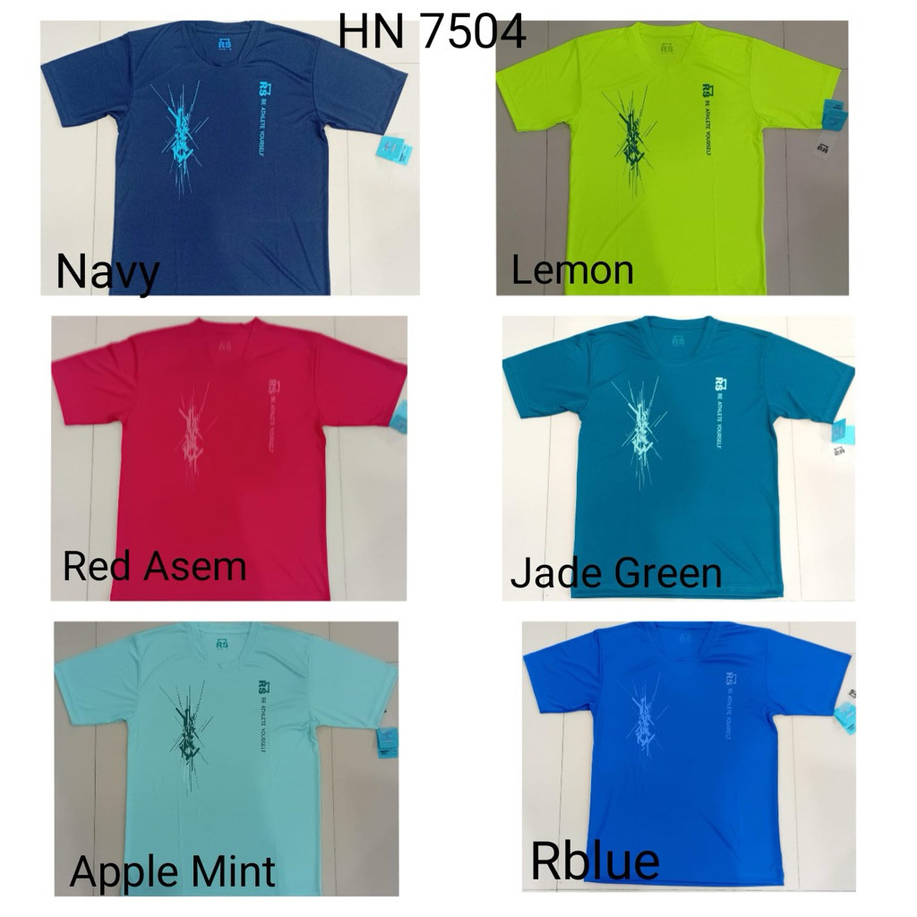 Kaos Badminton RS HN 7504 100% ORIGINAL RS