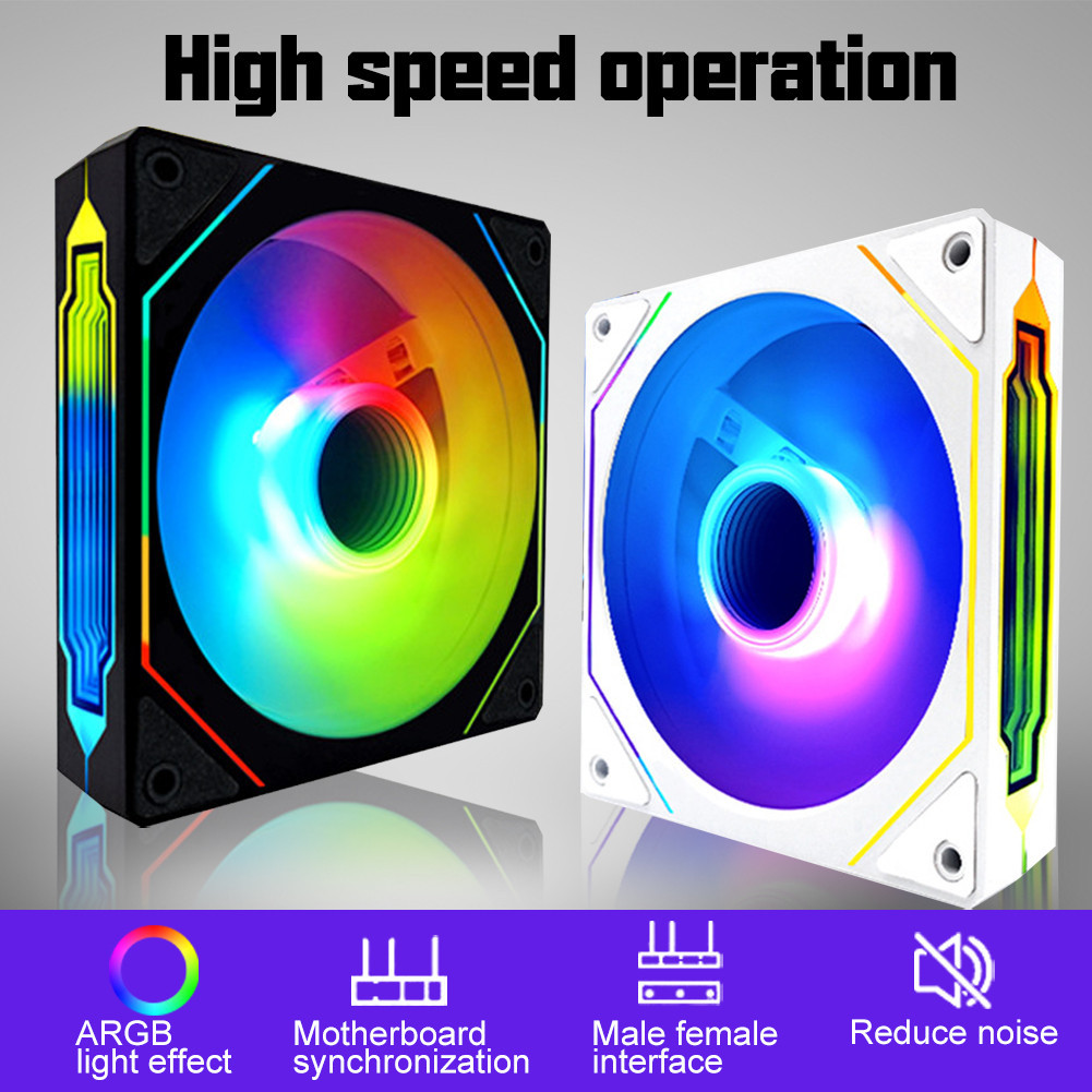 Kipas Pendingin Casing Komputer Peralatan Pendingin Komputer 4 PRO Radiator Casing Komputer 12cm