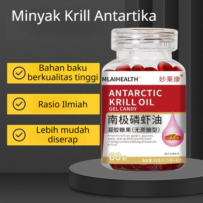 

【Kirim dalam 24 jam】[Kolesterol Terkontrol] Minyak Krill Segel BPOM/ Penyeimbang Lemak Darah/ Asam Lemak Esensial/ Nutrisi Lansia/ Suplemen Kardiovaskular