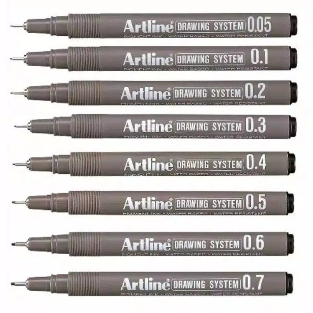 

Artline Drawing / Drawing Pen / Pen / Ballpoint Gambar 005-08 mm