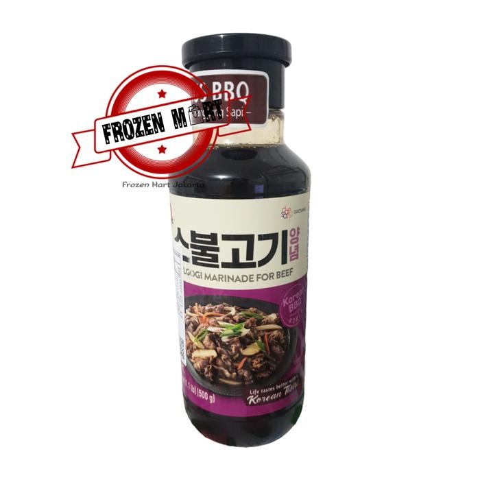 

Chung Jung One Beef Bulgogi Marinade Daesang Saus BBQ Korea 500 Gr