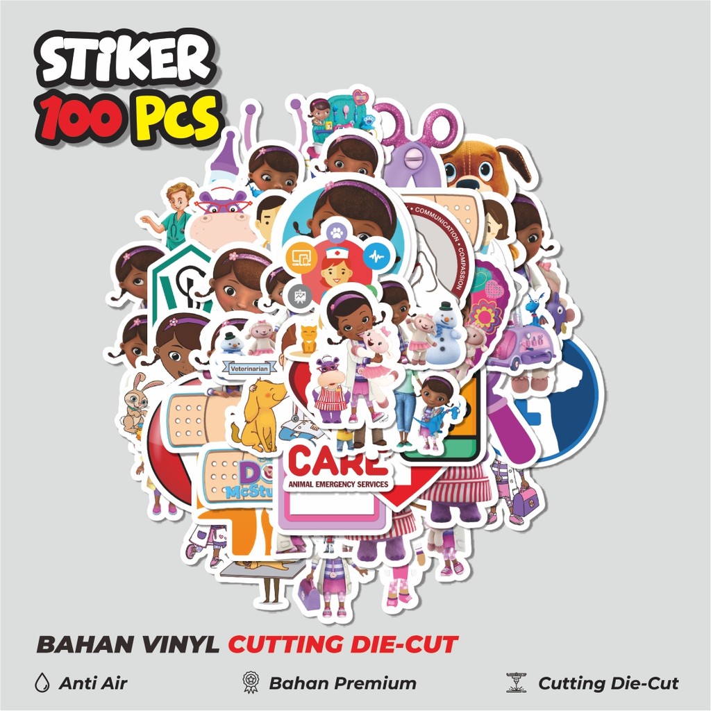 

Terbaru! 50 pcs Stiker Veterinary Medicine Series [Kedokteran Hewan] Dekorasi Lucu Kreatif untuk Notebook, Skateboard, HP