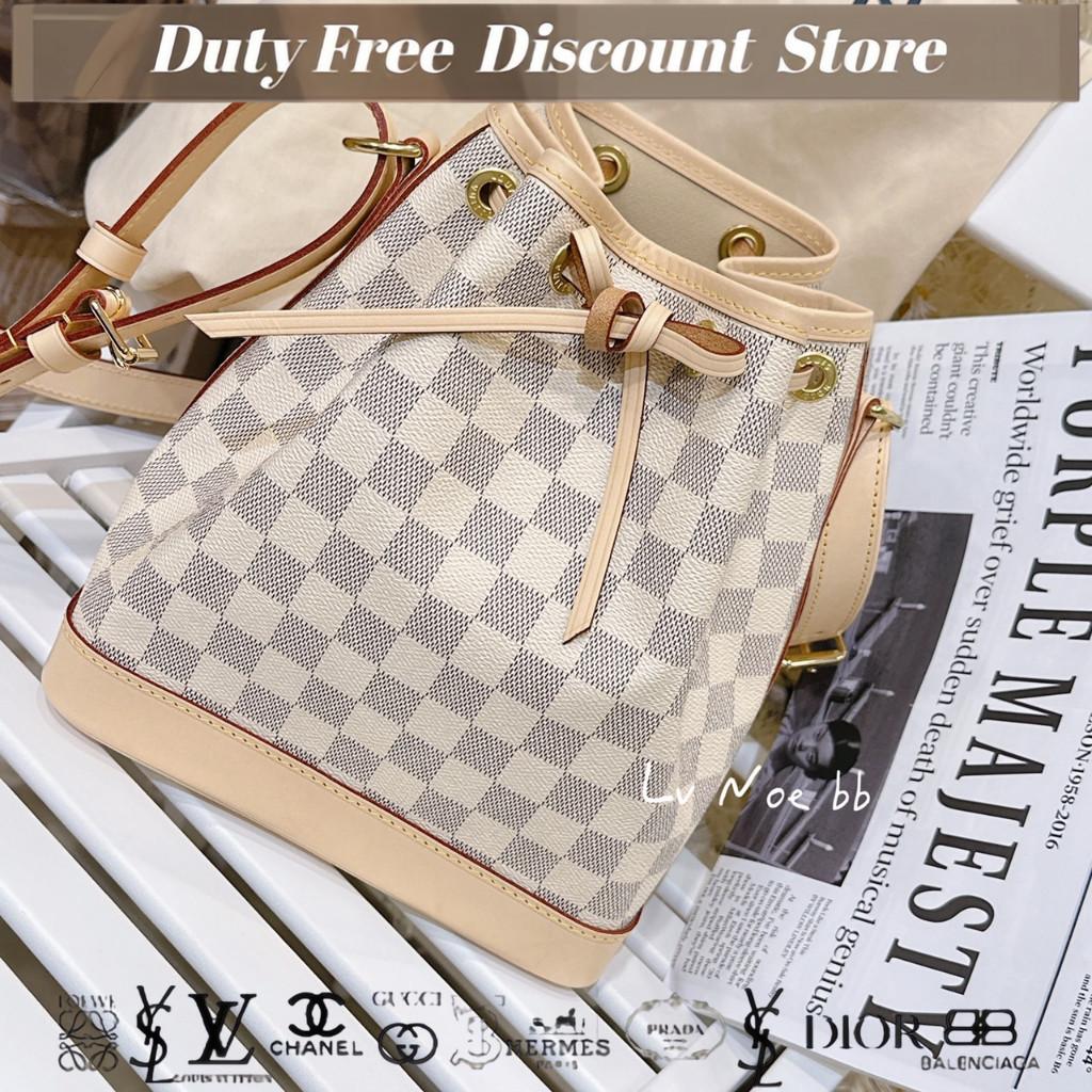 Tas Bucket Louis Vuitton / Tas Bahu Kewajiban / Tas Serut (N40594) Garansi Dua Tahun, Otentik ()