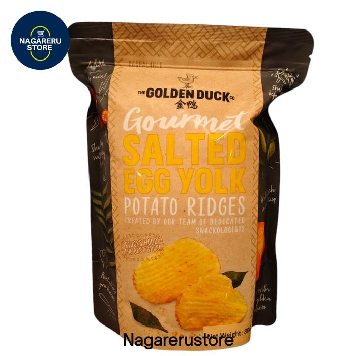 

Golden duck gourmet salted egg yolk potato ridges 80 gr
