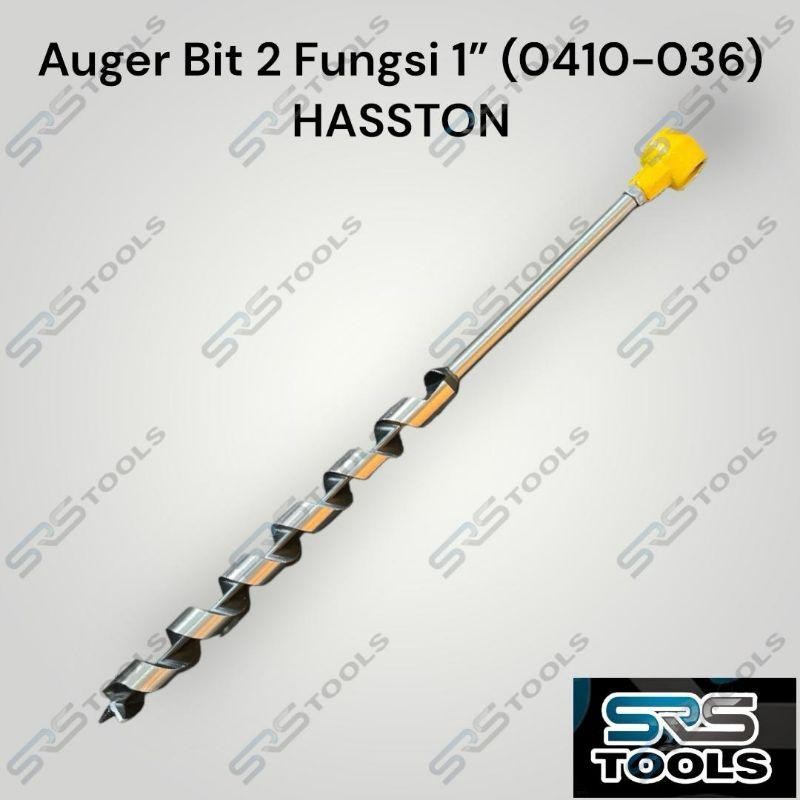HASSTON 0410-036 Mata Bor Kayu Naga Panjang 50 cm 1 Inch /  Auger Bit 2 Fungsi 1" 25 mm