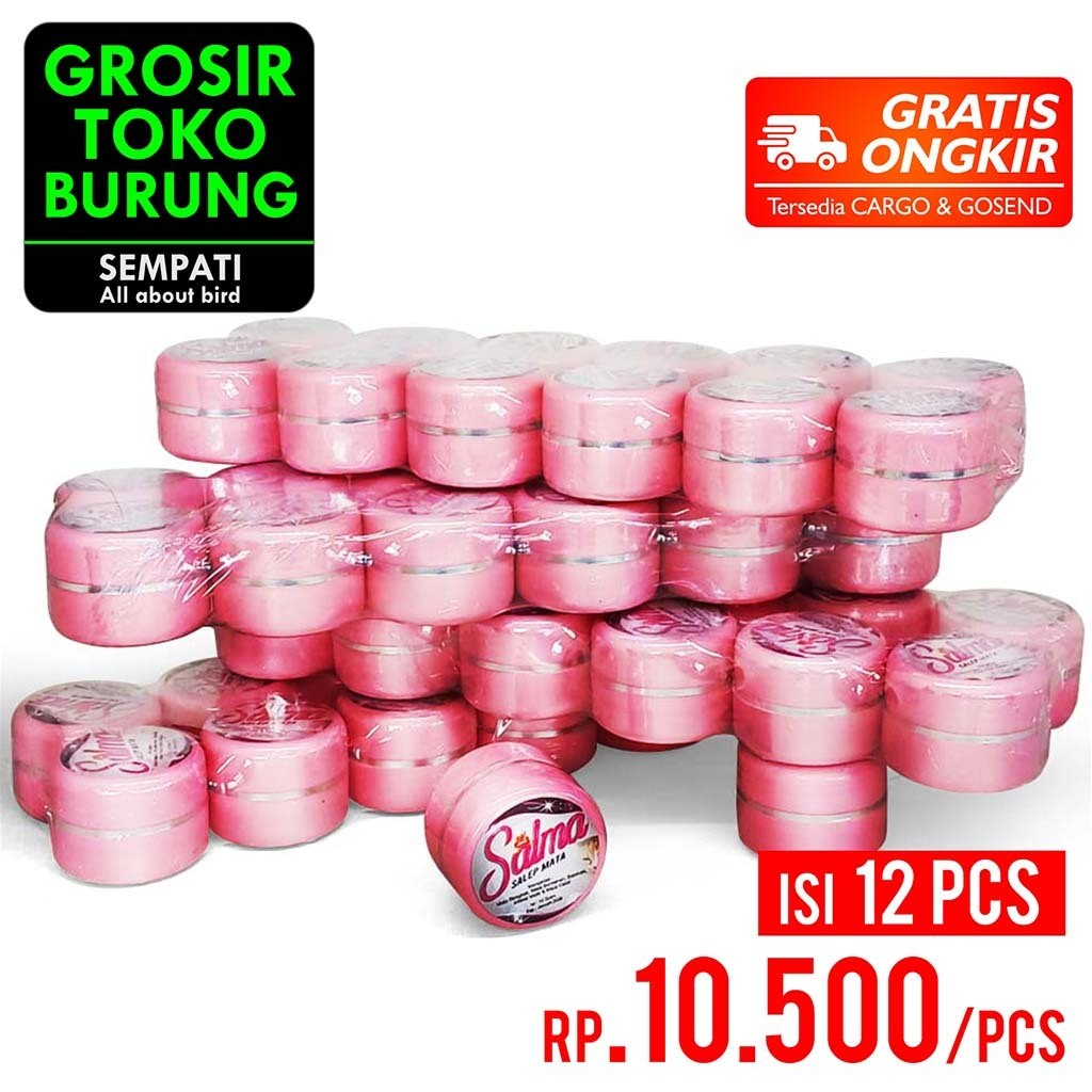

SEMPATI GROSIR Salma Salep Mata Kucing Anjing Hamster Marmut Sugar Glider Isi 12 Pcs Cream Krim Obat Sakit Mata Hewan Belekan Infeksi Iritasi Mata Merah Berair Bengkak Bernanah Pasti Sembuh