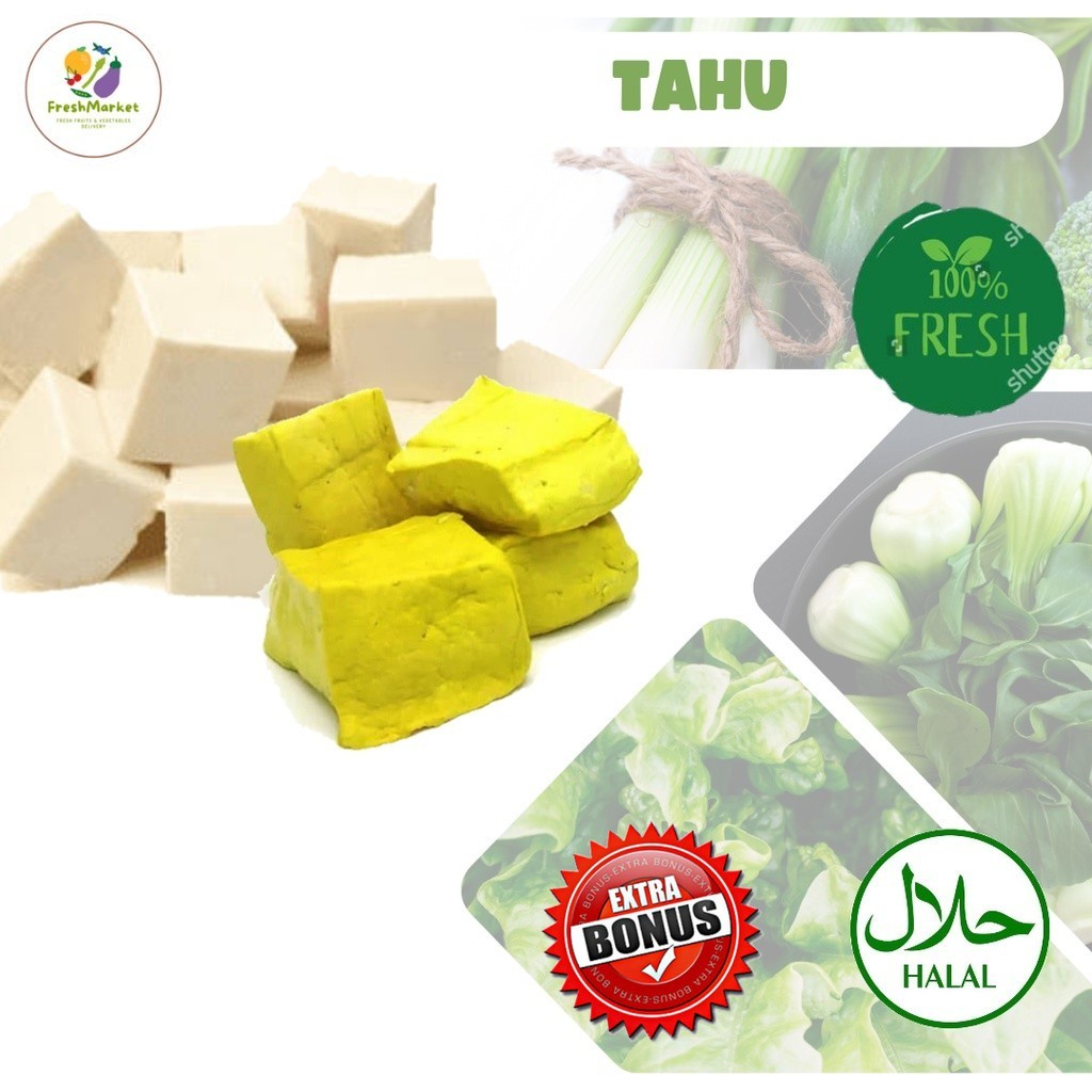 

Tahu Putih Kuning Mentah Segar 1 Plastik Sayurinstant