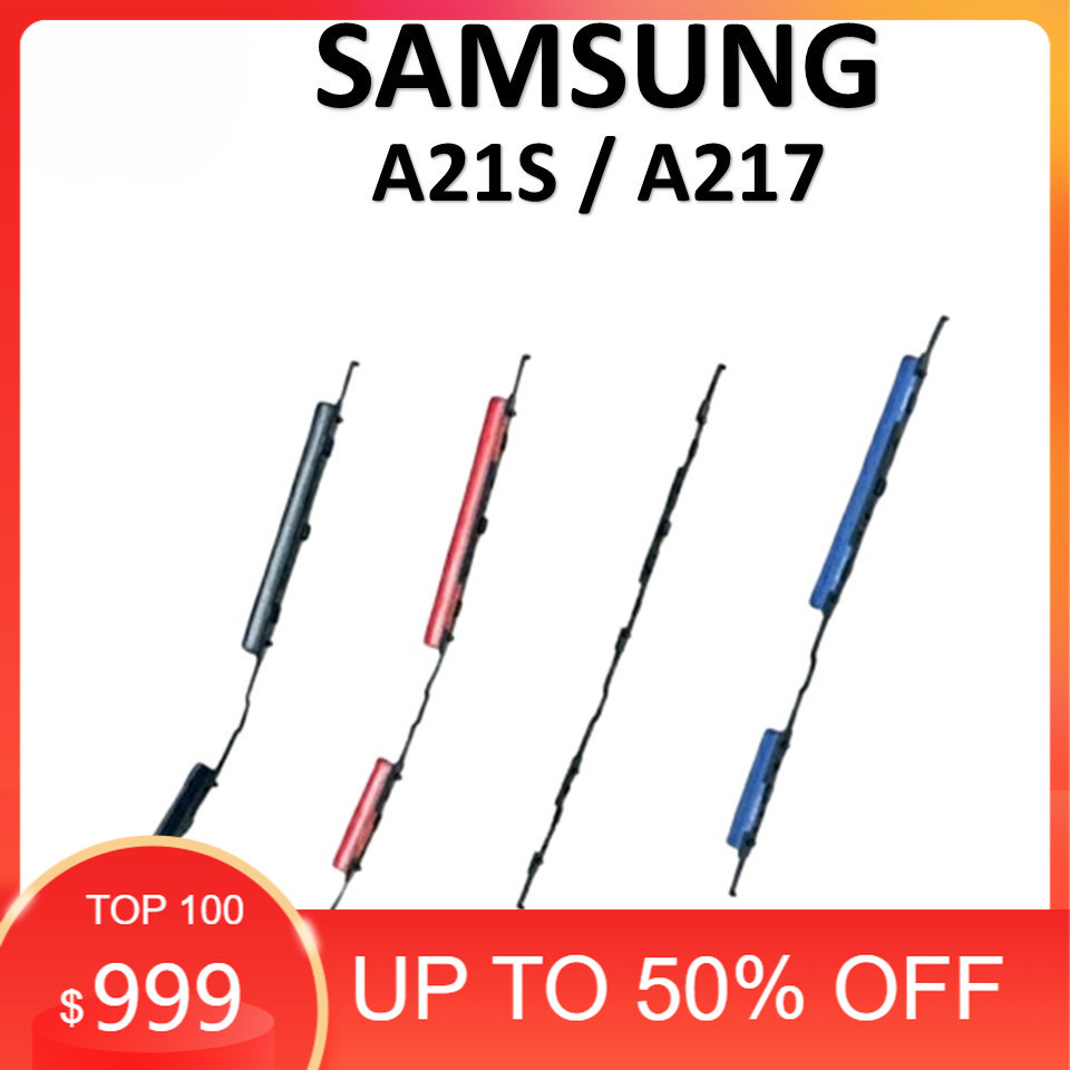 Sparepart Tombol Power & Volume Samsung A21S / A217 (Keypad Body Luar)
