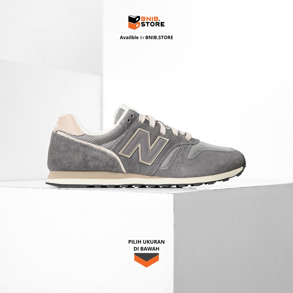 Sneakers Lifestyle Pria NB 373 Mid Grey [ML373TG2] Original