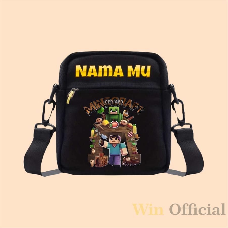 Tas Selempang Mini Anak Tas Waistbag Anak Minecraft Lego Games Tas Selempang Mini Waistbag Anak Seko