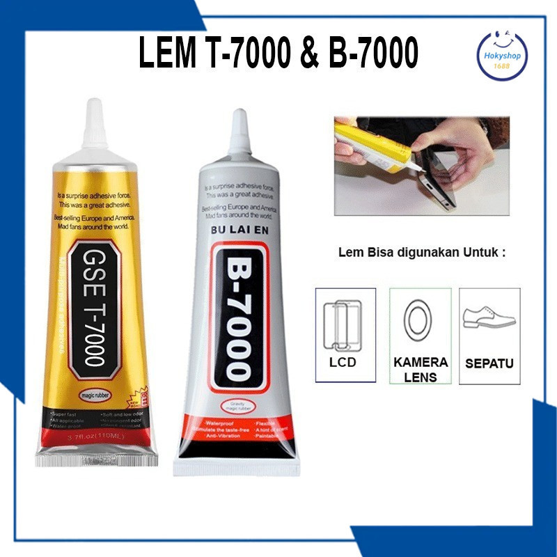 

HKS GROSIR Layar Sentuh LCD LEM T7000 HITAM & B7000 TRANSPARANT - Promo Spesial