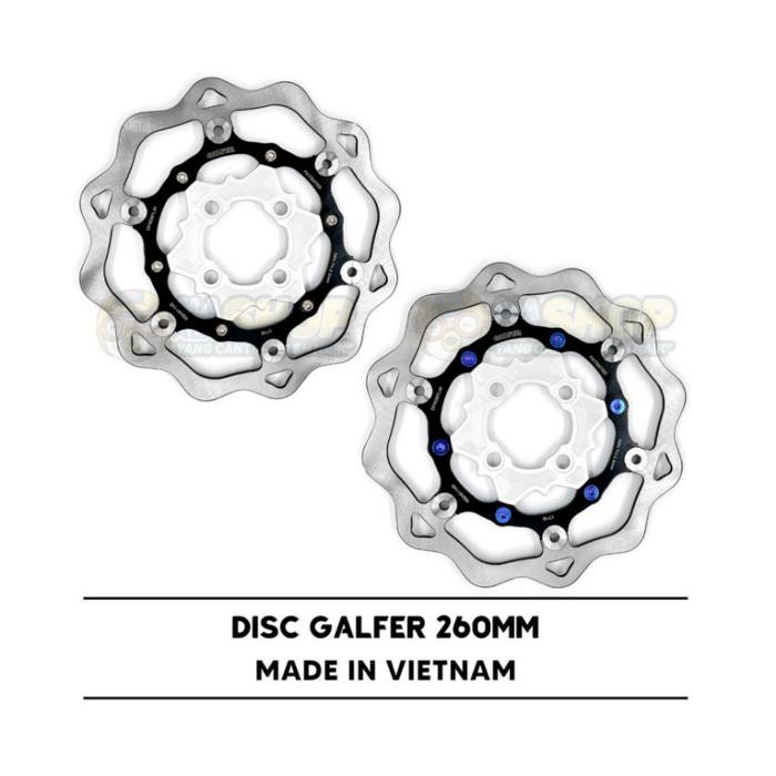 DISC CAKRAM GALFER 260MM VIETNAM CNC PIRINGAN BEAT JUPITER MIO GENIO VARIO 110 125 150 SPACY BEAT SC