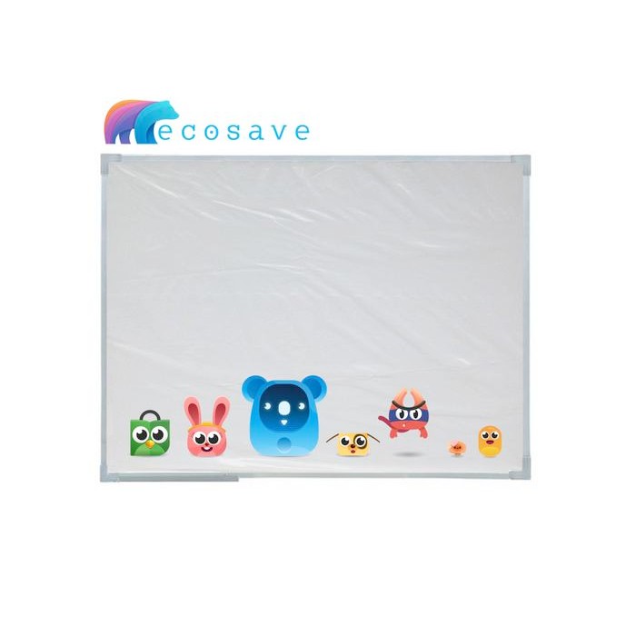 

Papan Tulis White Board Uk. 60X90 Magnetic Whiteboard Gantung Magnetik Sedang Medium Size 60 x 90 cm - EcoSave