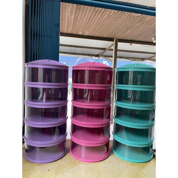 Tudung saji 5 susun/Rak penyimpanan makanan/Tempat makan susun 5